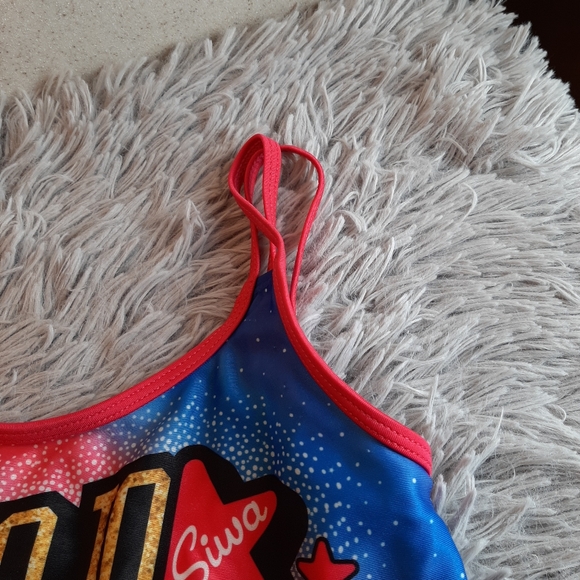 Jojo Siwa Rainbow One Piece Bathing Suits Size 5-6 - Picture 7 of 8